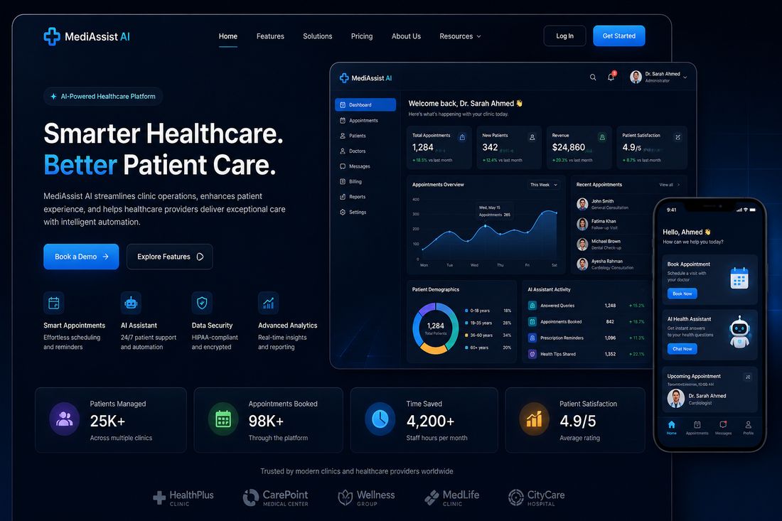 MediAssist AI platform